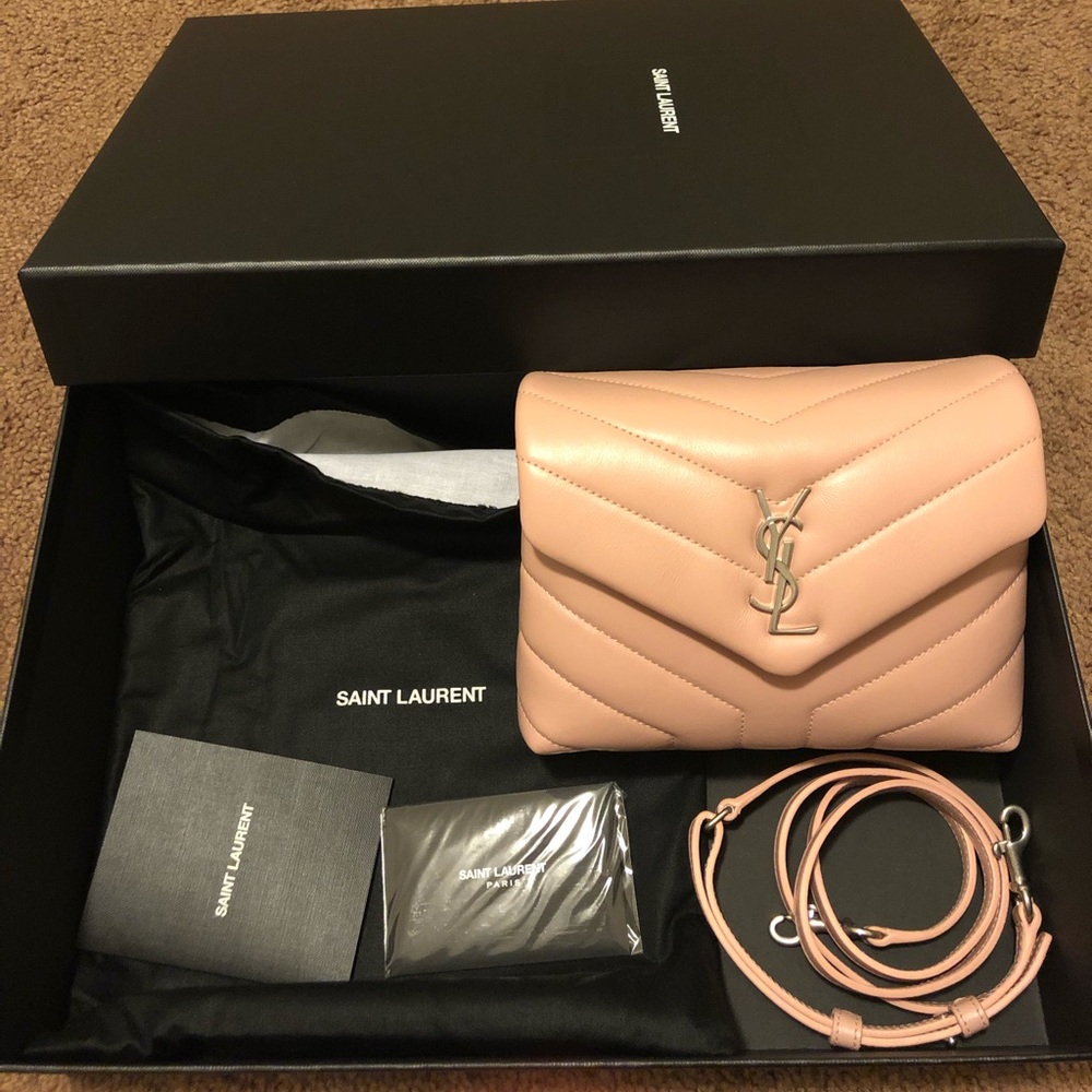 Saint Laurent Monogram Loulou Toy Flap Leather Bag
